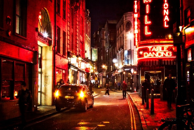 street prostitution london soho red light area