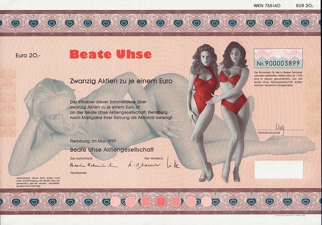 Beate Uhse sex shop shares