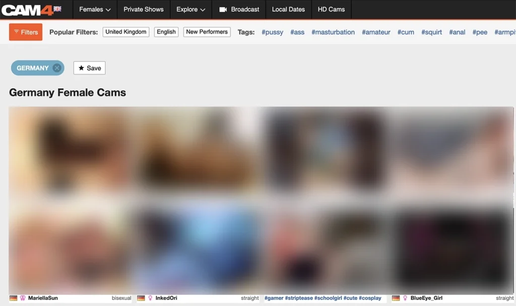 Cam4 DE