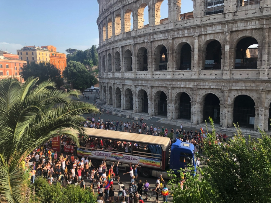 Gay march Italy
