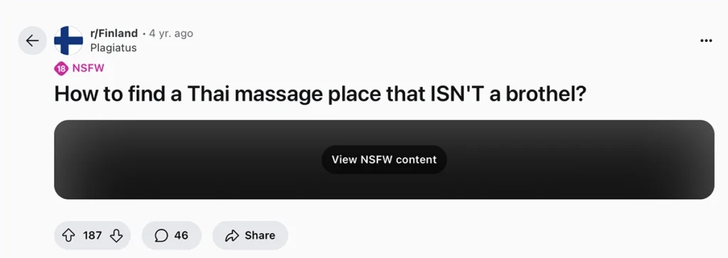 Massage brothel lol