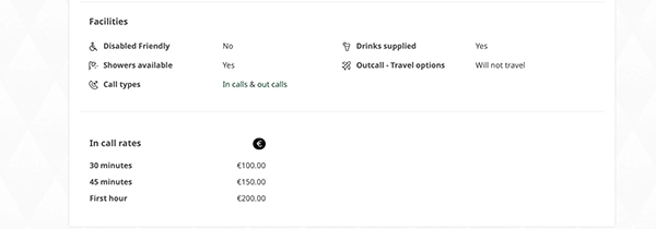A typical Galway rate card 